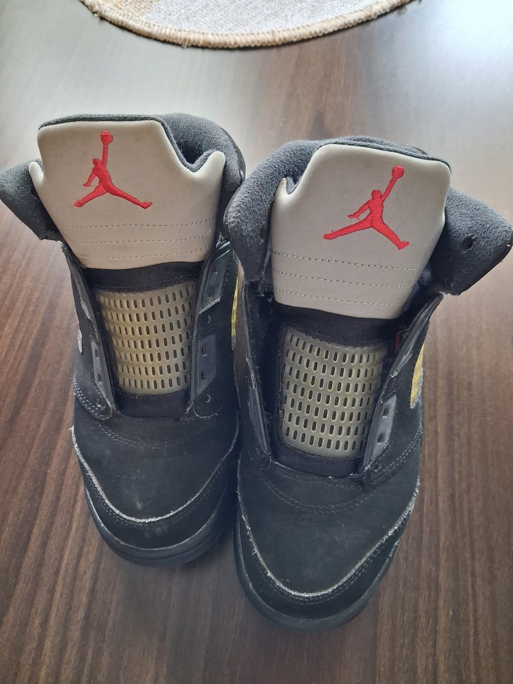 Black Metallic Jordan 5s